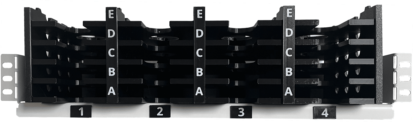 Kompakte Einheit für die Lagerung von Smartphones
